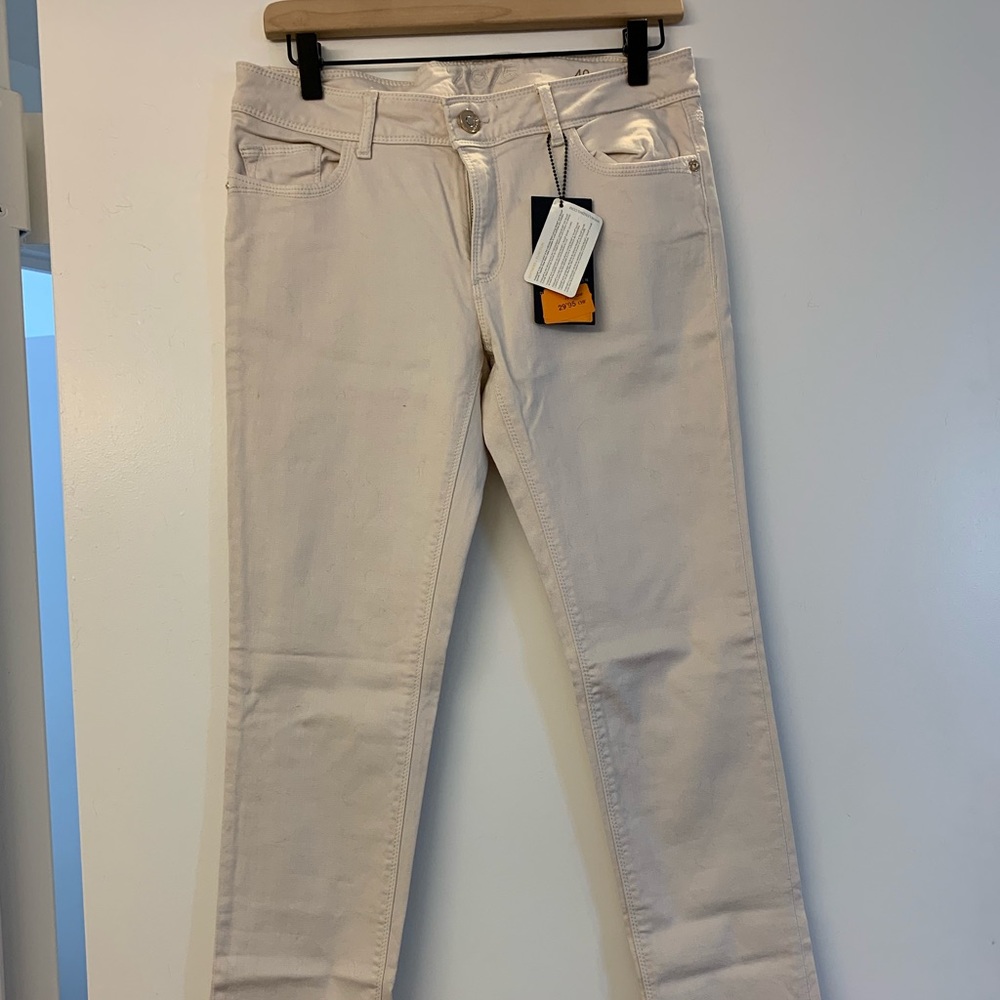 Zara NWT jeans off-white size 8